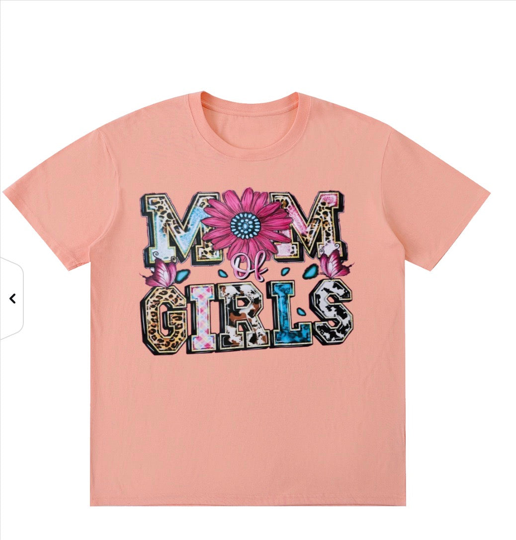 Mom of Girls Graphic Tee